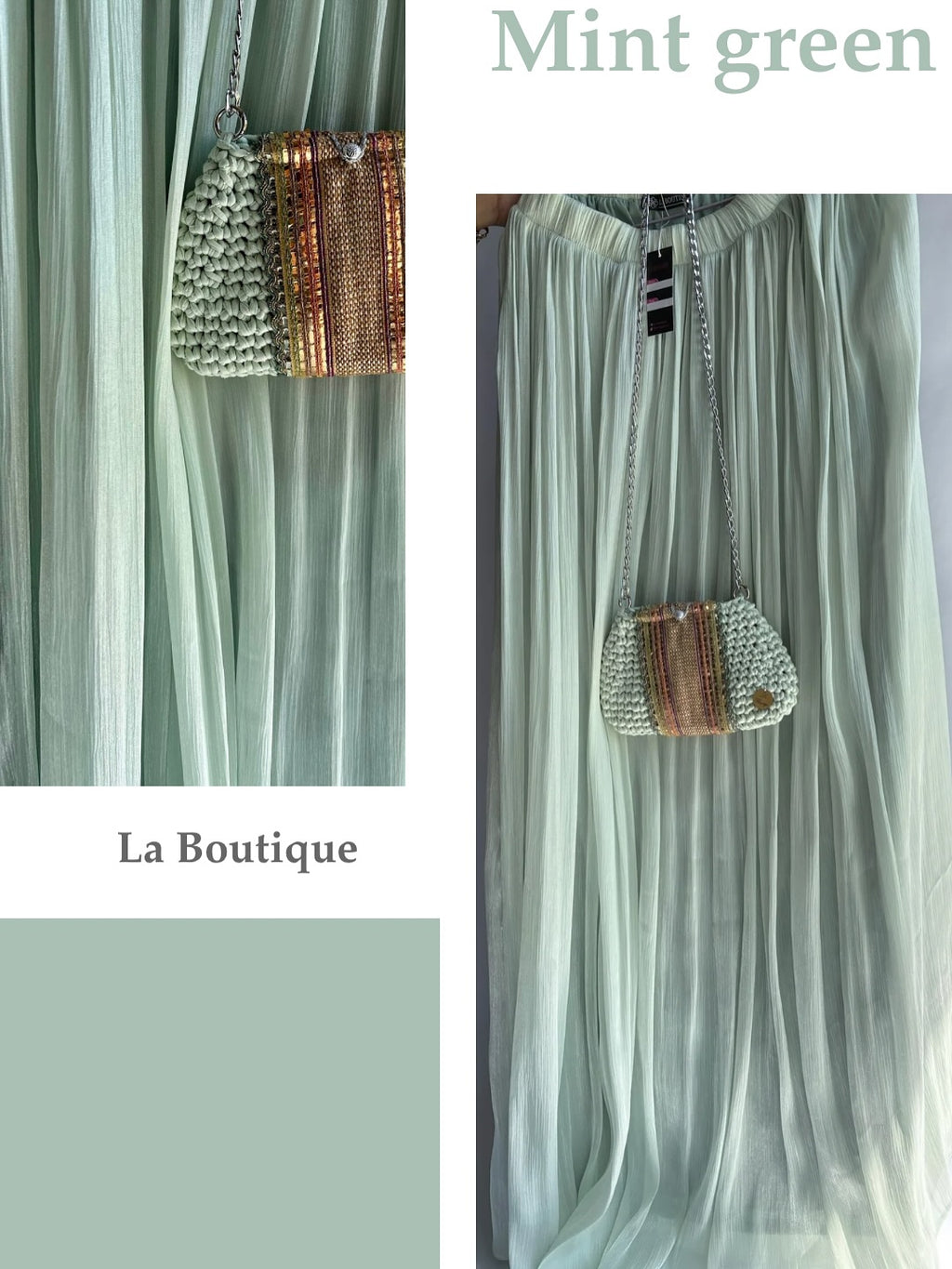 Crinkle Skirt - La Boutique